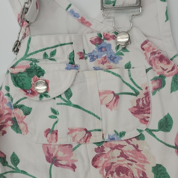 Vintage floral overalls size 5-6 - Picture 3 of 4